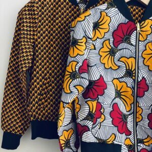 Reversible African Print Bomber Jackets